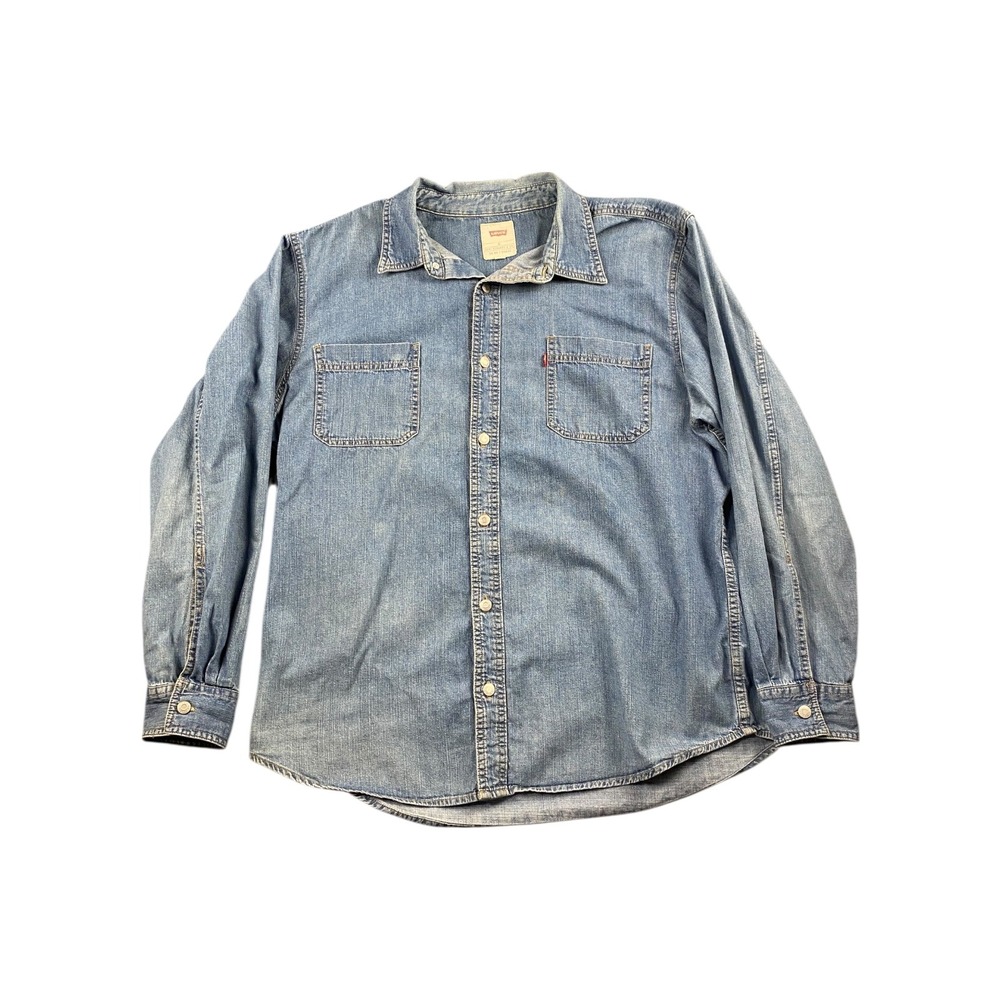 Levi Strauss & Co‎ Denim Long Sleeve Button Up Shirt Men's XL
